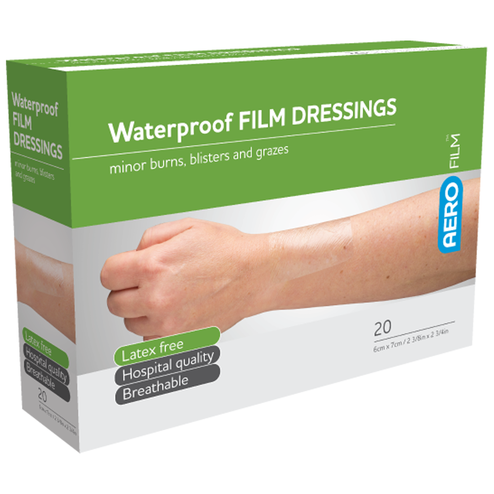 AEROFILM Waterproof Film Dressing 6 x 7cm Box of 20