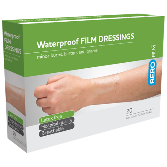 AEROFILM Waterproof Film Dressing 6 x 7cm Box of 20