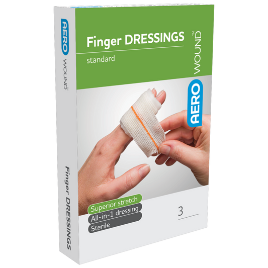 AEROWOUND Finger Dressing Envelope of 3