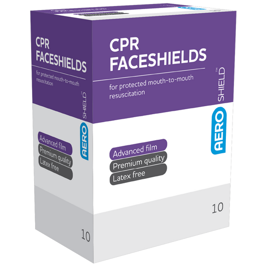 AEROSHIELD Disposable Face Shield in Sachet Box of 10