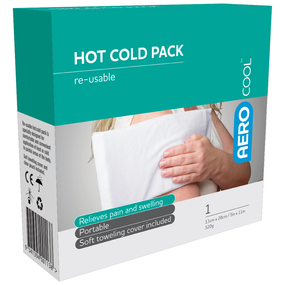 AEROCOOL Reusable Gel Hot & Cold Pack 320g 32 Pack