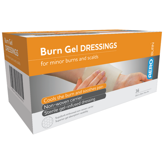 AEROBURN Burn Gel Dressing 10 x 10cm 36 Pack