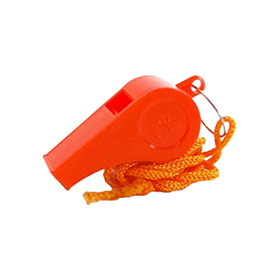 AeroSupplies Whistle Orange Plastic